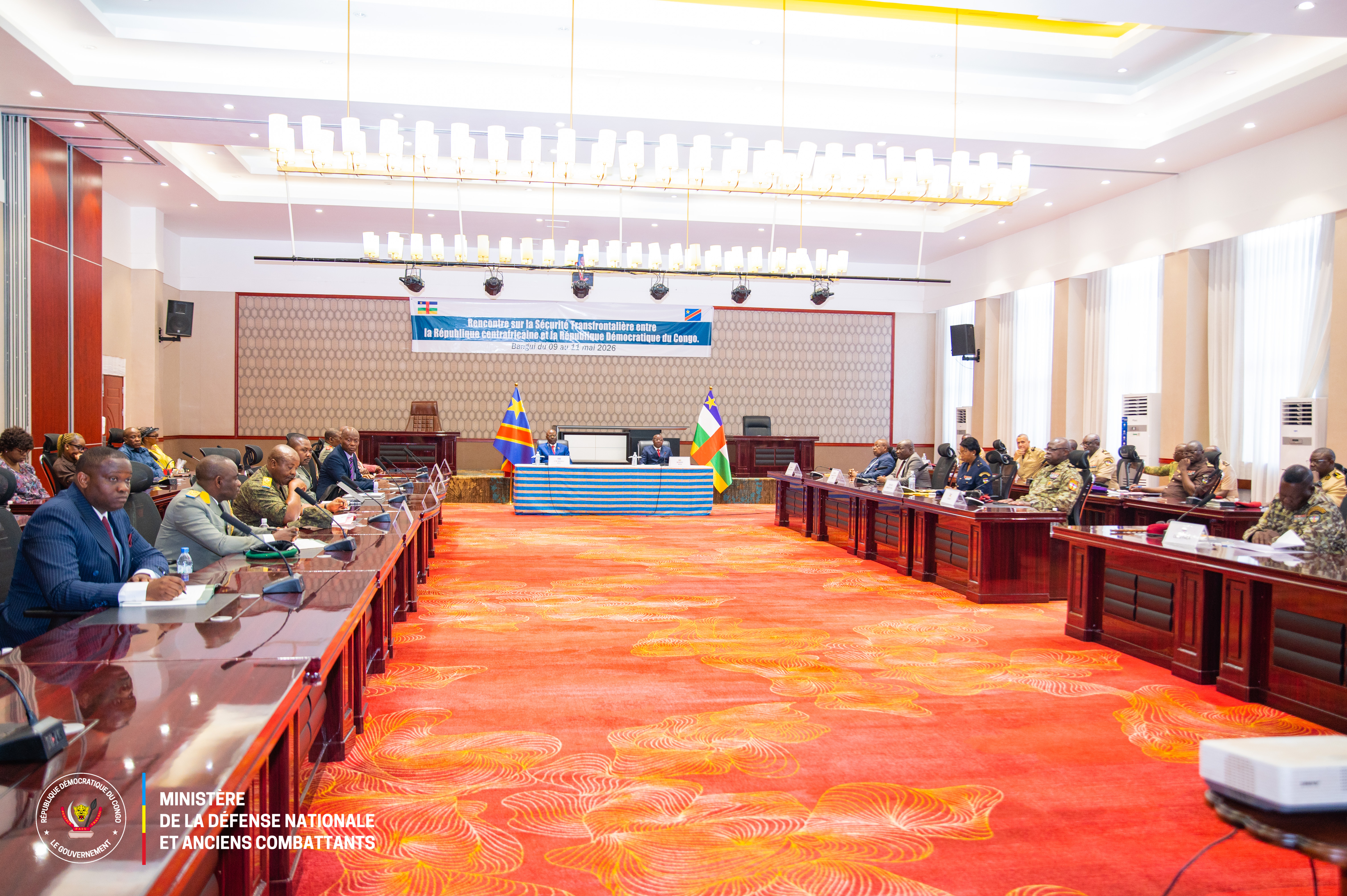 Bangui : la RDC et la République centrafricaine renforcent leur coopération militaire et sécuritaire pour faire face aux menaces transfrontalières communes
